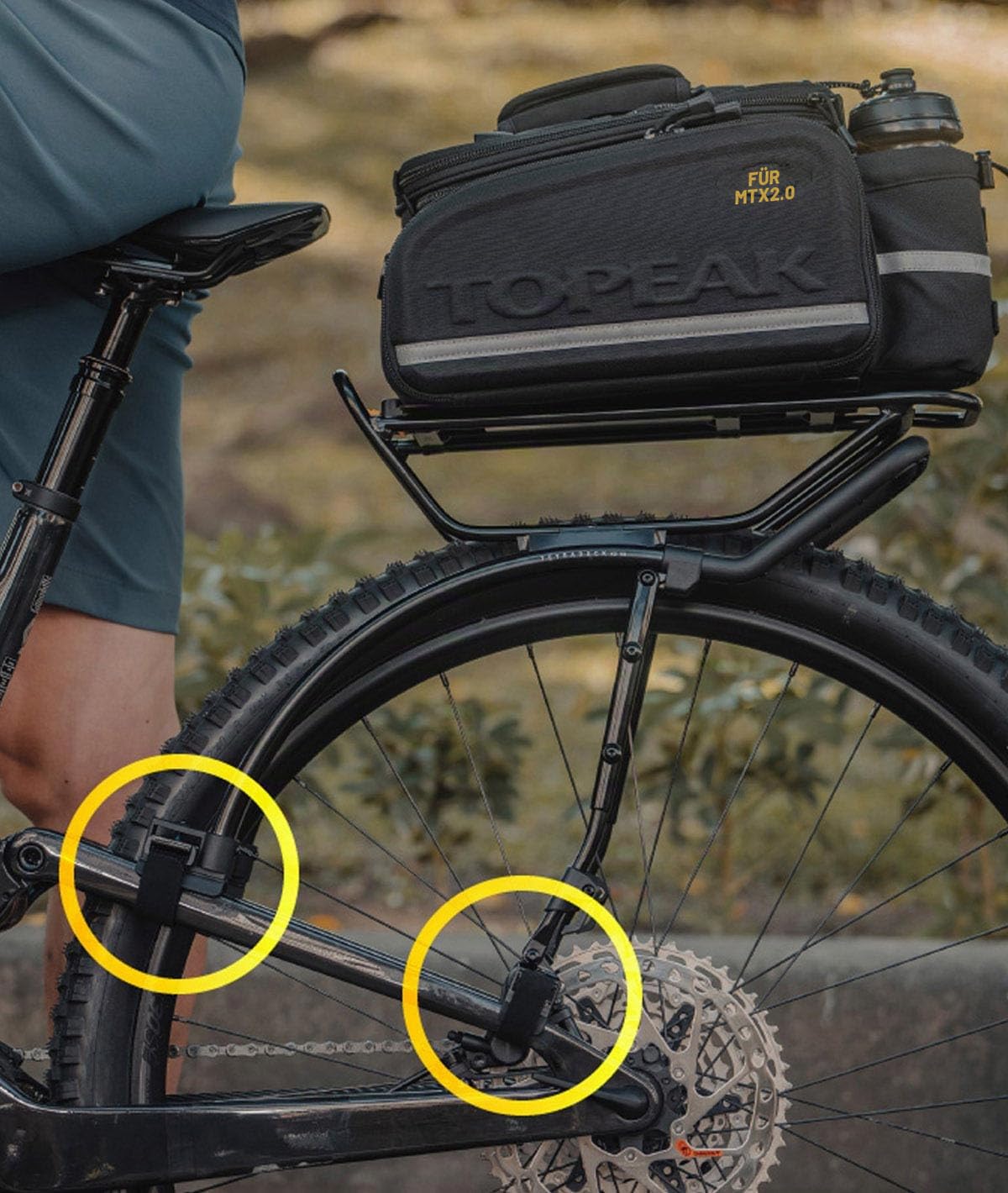 Topeak Tetrapack M2 Hd Pannier Rack One Size
