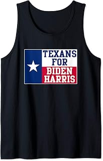 Texas Texans For Joe Biden Kamala Harris 2020 Election Tank Top
