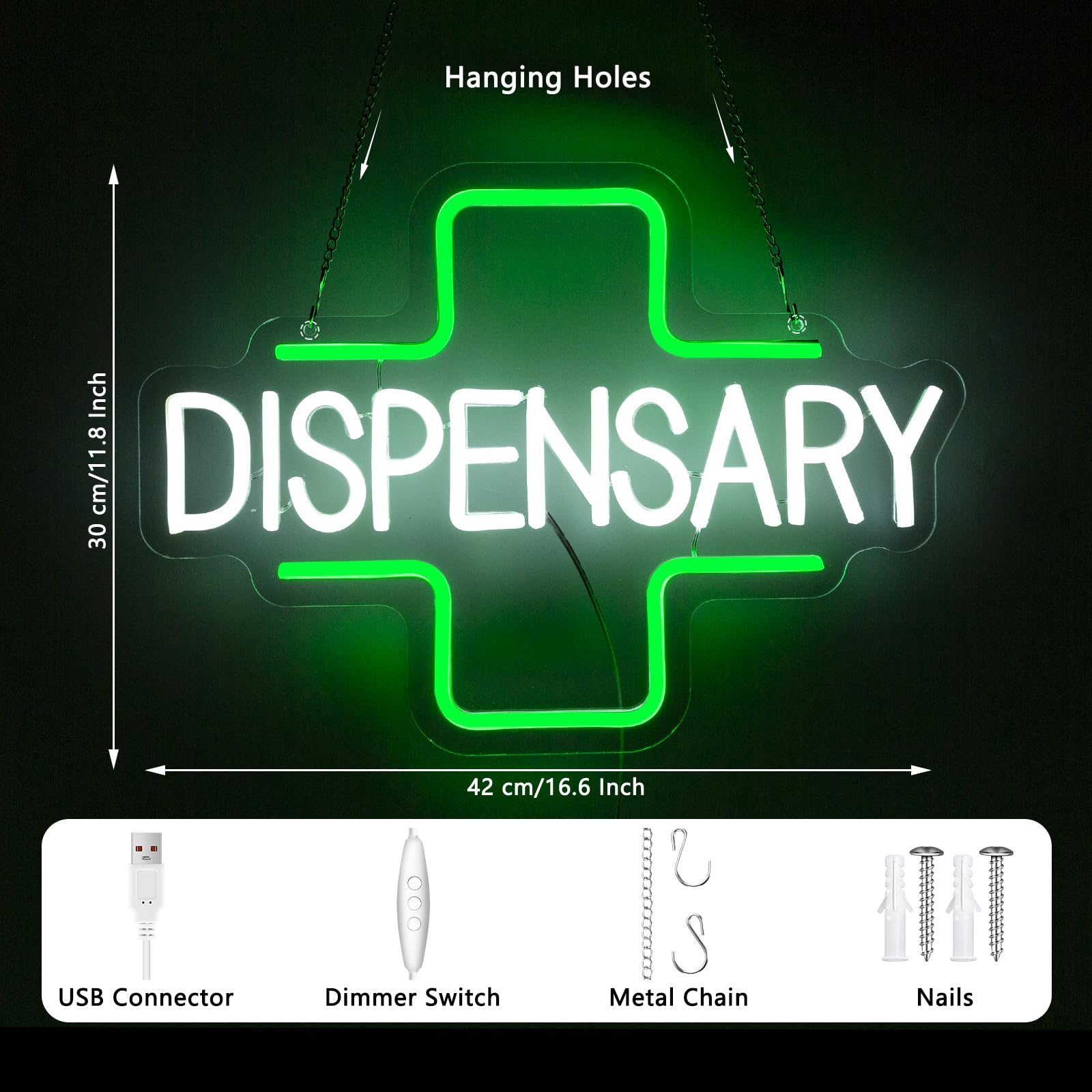 YSUIEC Dispensary Neon Sign - Image 3