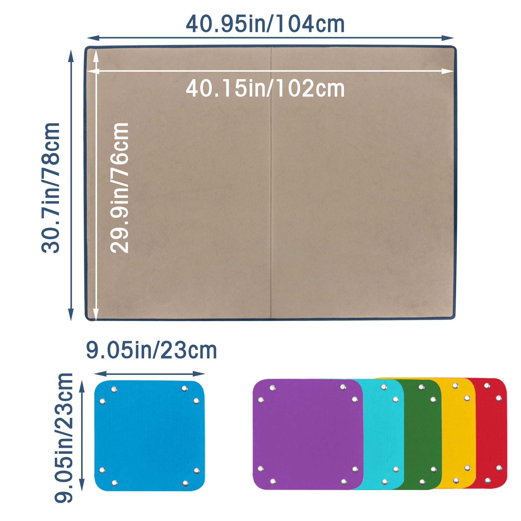 Tektalk faltbares Puzzle Board mit 6 Sortierschalen, tragbare Puzzlematte mit transparenter wasserdichter & staubdichter Abdeckung für Puzzleaufbewahrung/Saver, für bis zu 2000 Puzzleteile – Grau