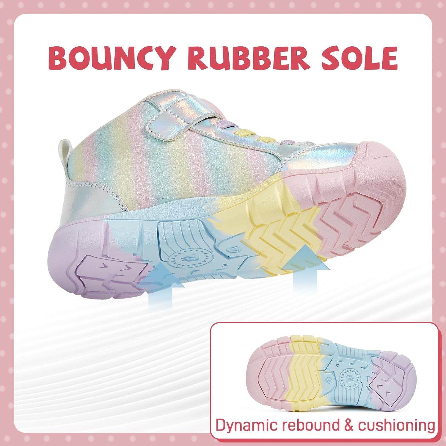 TARANIS Unisex-Child Comfortable Durable Sneakers No-Slip Kids Hiking Shoes for Dirt
