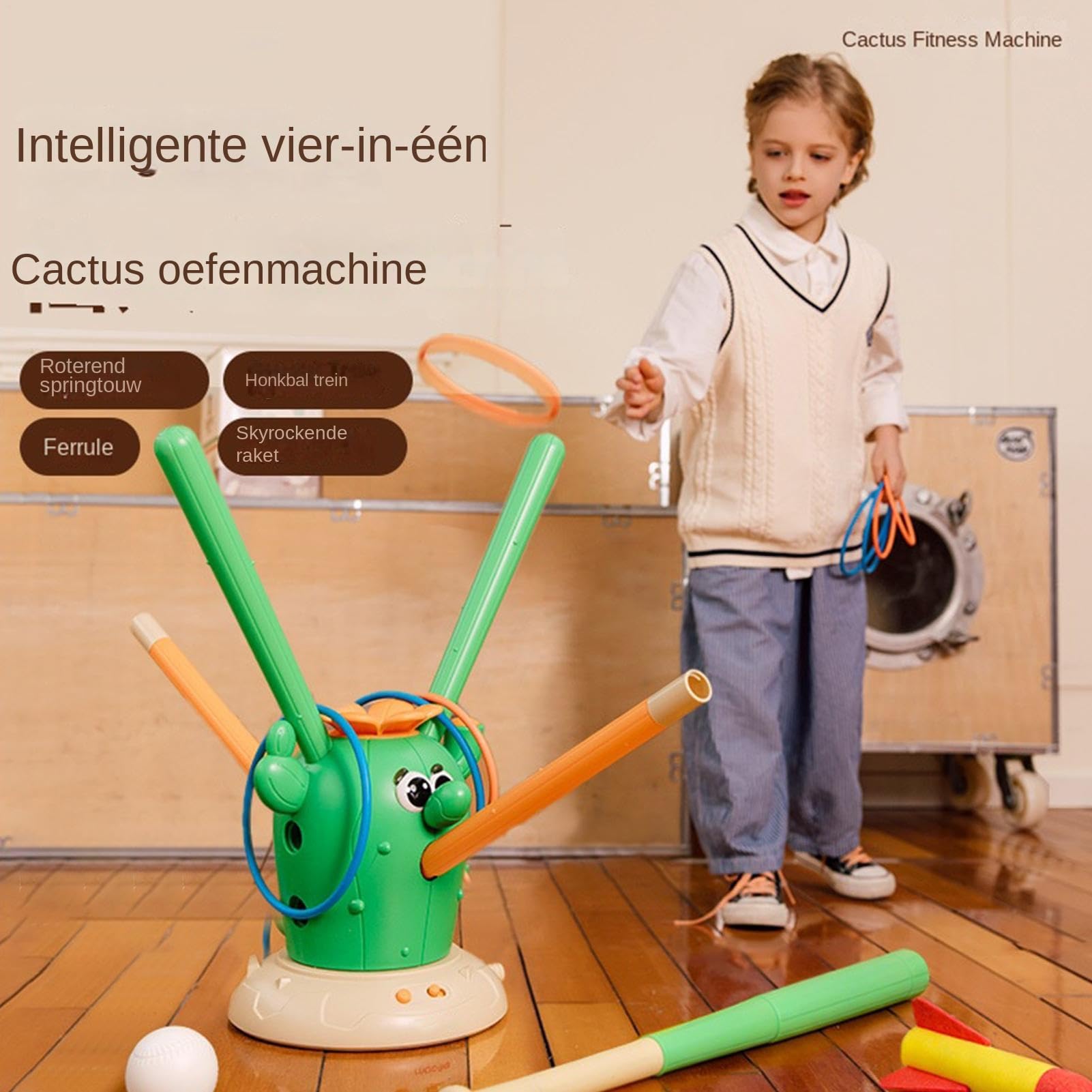 Juguetes de Salto para Niños 4 en 1 Divertidos Juegos Deportivos de | Juguete Musical Interactivo Saltarín para Niños para Interior Exterior Patio Jardín Escuela Aula Cumpleaños