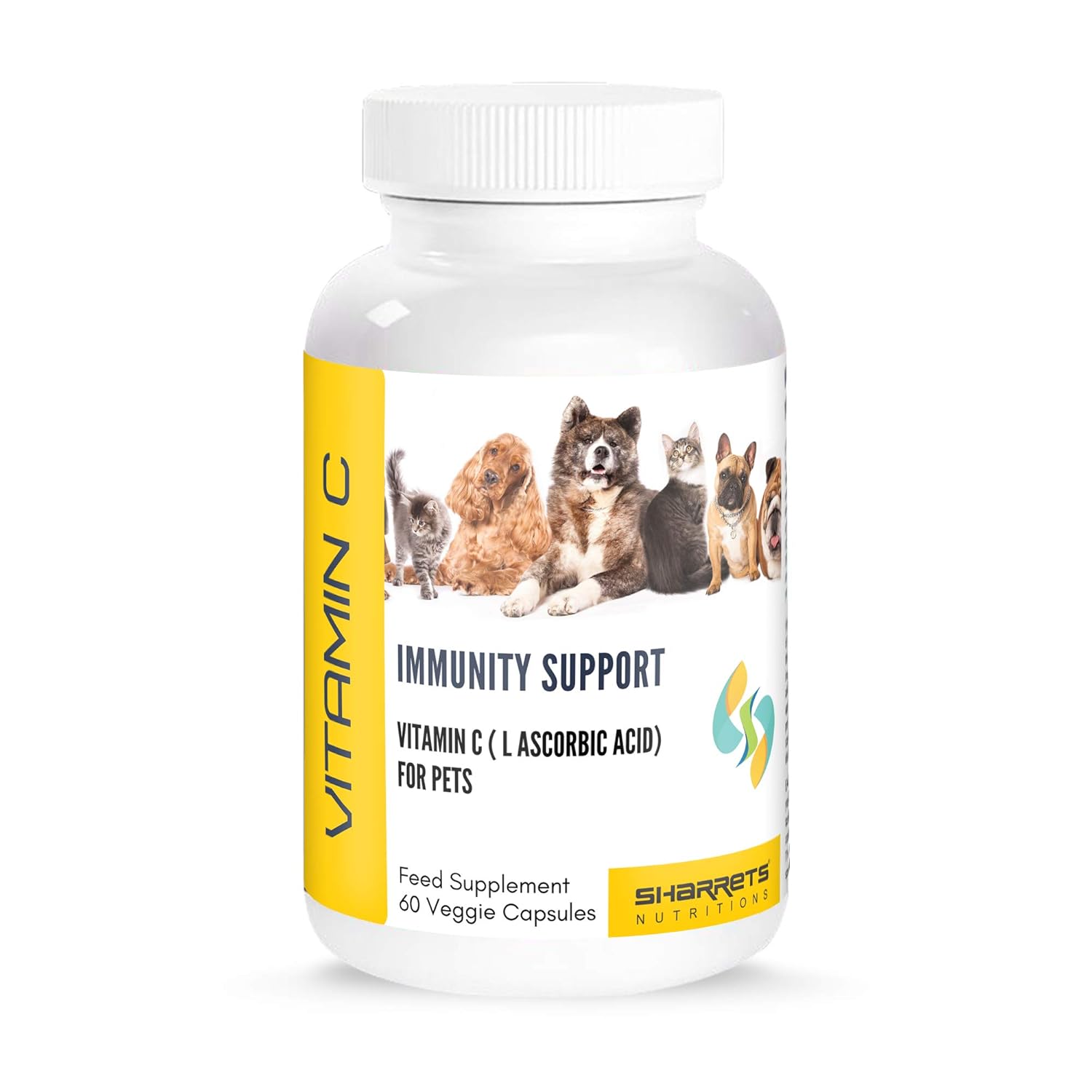 Buy Sharrets Vitamin C (L Ascorbic Acid) Immunity Supplement for Dogs