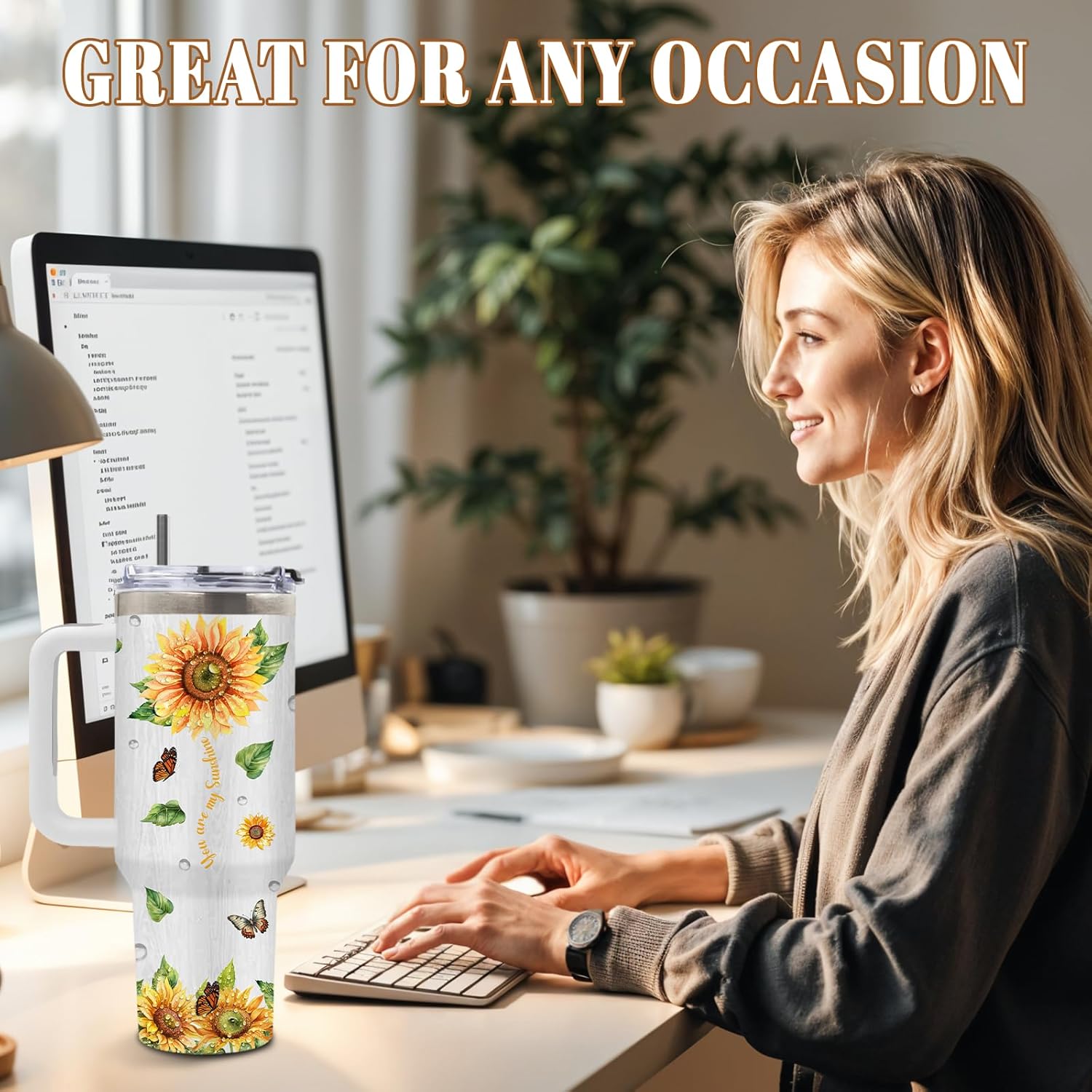 DUUV Sisters Gifts from Sister Tumbler 40 Oz, Sister Gifts for Birthday from Brother, Thanksgiving Christmas Gift for Bestie Best Friends BFF, Big Sisters Mug, 1PCS - Image 7