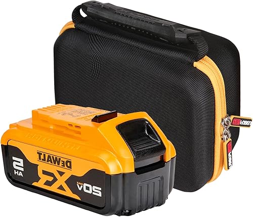 Miniatura 7 de FBLFOBELI Estuche de transporte duro de EVA para batería DEWALT/Milwaukee 8v/12v/18v/20v/60v Max XR, capacidad para batería de 20V