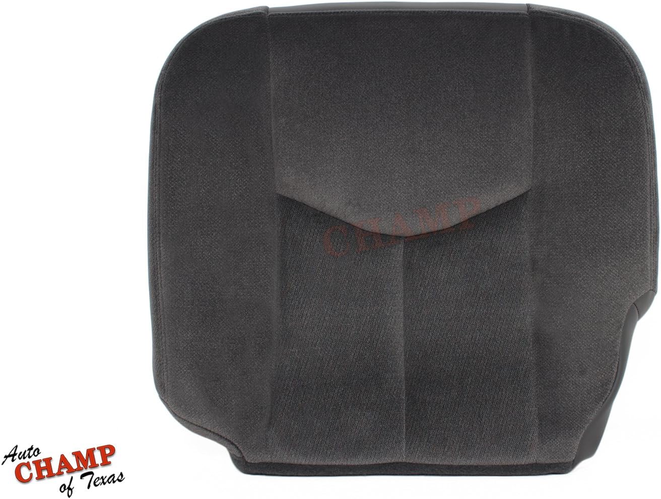 Auto Champ Of Texas - Driver Side Bottom Replacement Cloth Seat Cover, Dark Gray (Compatible with 2005 GMC Sierra 1500 SLE Z71)