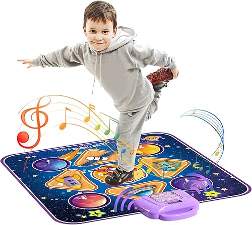 Tapete de baile para niños, educación temprana, juego de rompecabezas, tapete de baile para niños de 4 a 8 años, tapete de baile de volumen