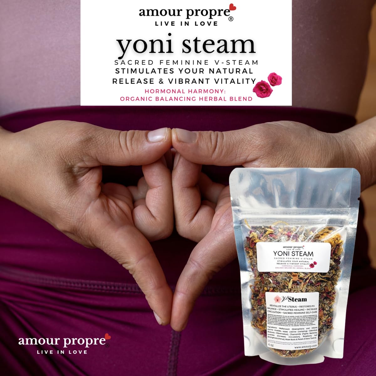 Yoni Steam - V Steam | Soothe itching, dryness, and discomfort | Floral and herbal stream | Skin-boosting benefits (Yoni Steam)