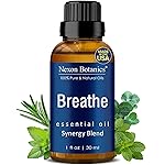 Breathe Essential Oil Blend 30 ml - Breath Sinus Relief with Menthol Oils - for Humidifiers, Diffusers, and Aromatherapy - Nexon Botanics