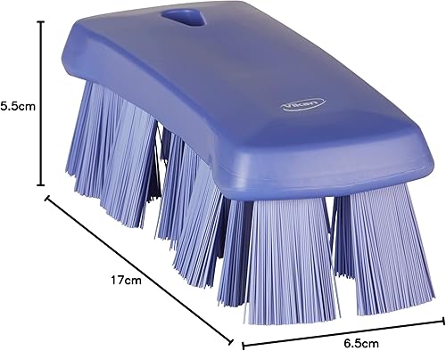 Vista 43 de Vikan 38913 UST - Cepillo de mano (6.9"), rígido, color azul