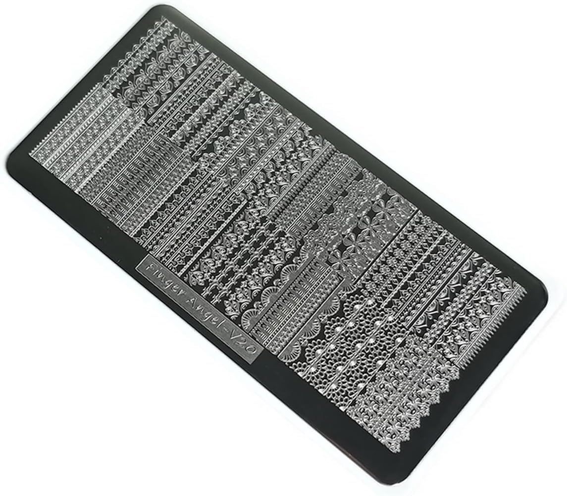 Nail Art Stamping Baskı Plakası VV20