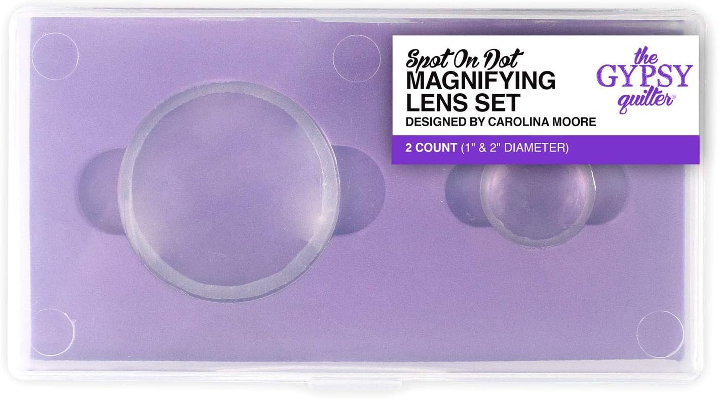 Magnifying Lens Set with Spot On Dots by The Gypsy Quilter