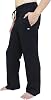 YogaAddict Mens Cotton Yoga Pilates Pants, Open Bottom with Pockets, Sweatpants, Loose Fit, Martial Arts, Meditation