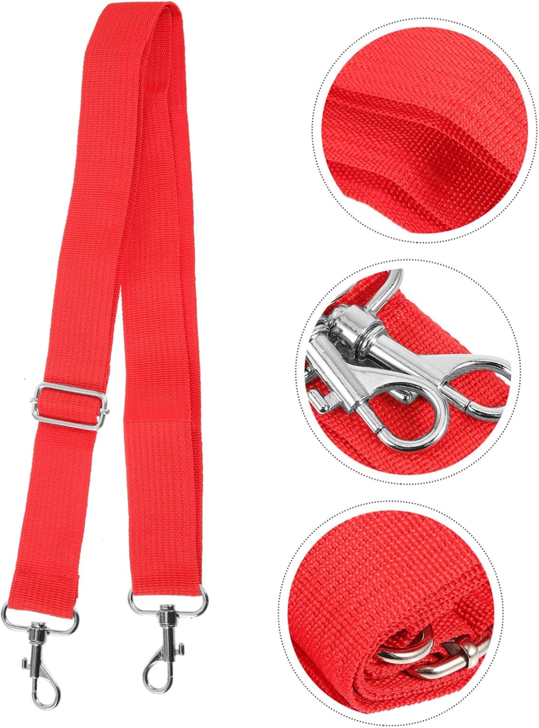 Toyvian 3pcs Adjustable Snare Drum Sling Waist Belt Marching Band Drum Strap for Percussion Instruments