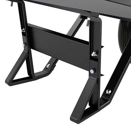 Miniatura 4 de Bon 28 908 Carretilla de una sola rueda de polietileno de calidad de contratista premium con mango de acero y neumático acanalado, 5-34 pies cúbicos