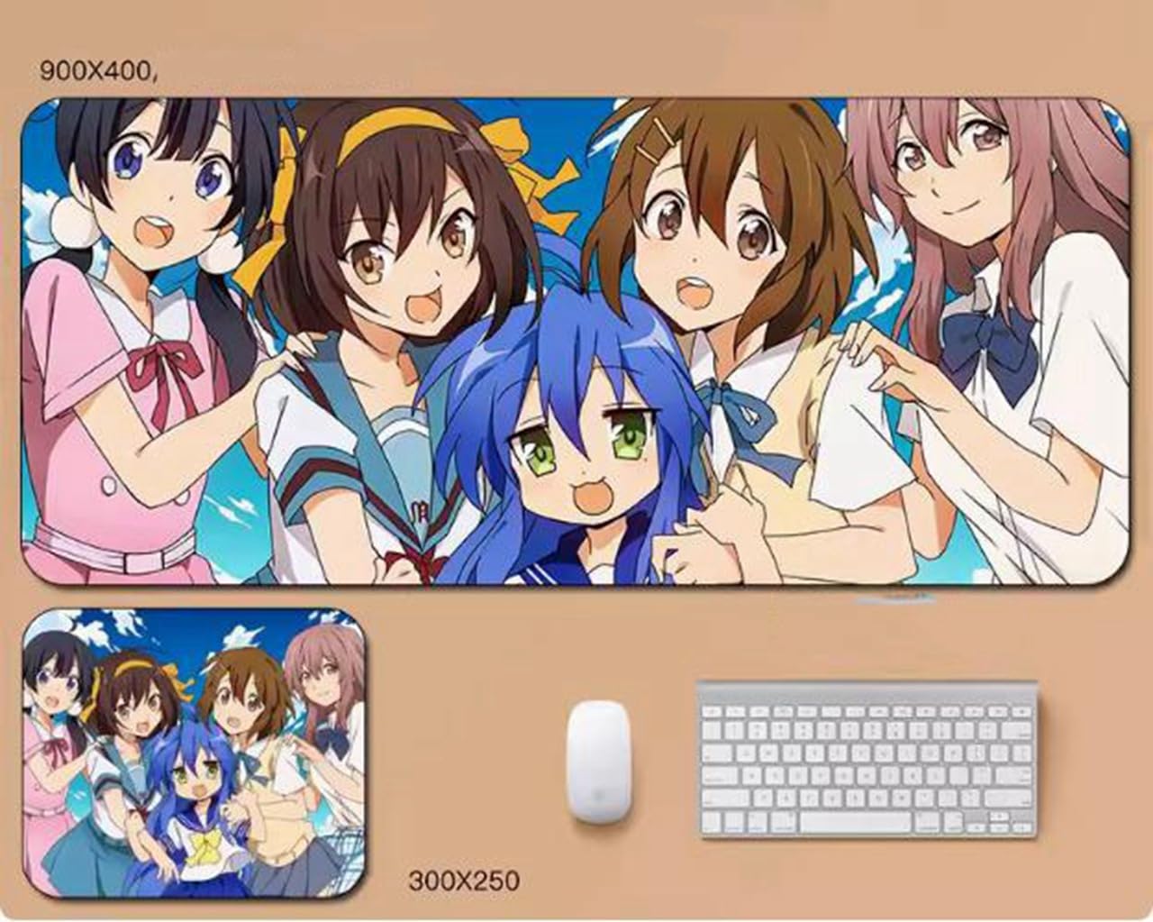 Amazon.co.jp: マウスパッド らき☆すた 大型デスクマット 大型