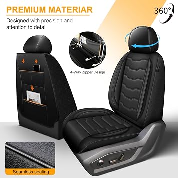 Car Seat Covers Full Set Fit for Toyota Fj Cruiser 2007-2014