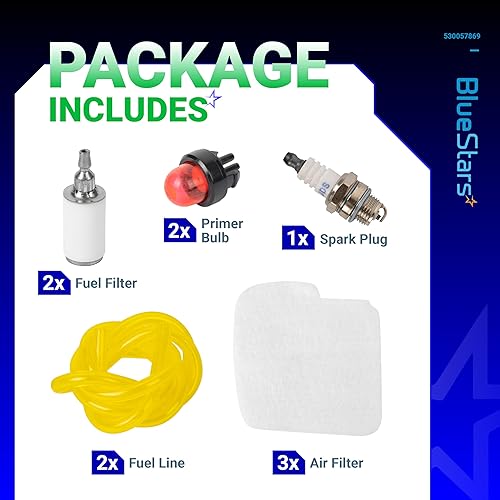 Miniatura 2 de BlueStars 530057869 Filtro de aire - Compatible con Poulan P3818AV P4018AV 4218A 4218AVX PP3516AVX PP4218AV PP4218AVHD PP4218AVL Poulan Pro 42cc