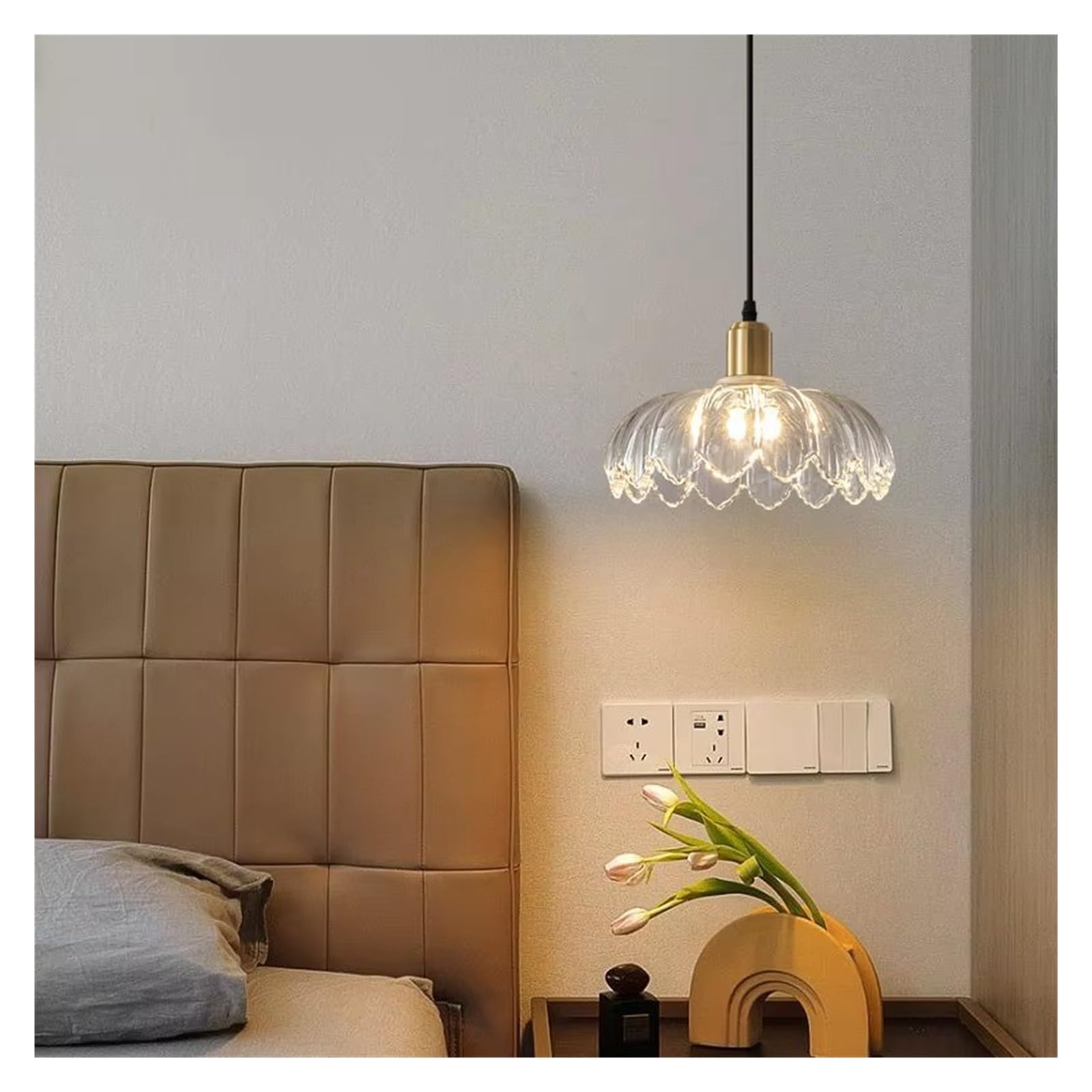ZTCHSENZT Minimalist Copper Ceiling Lamp Home Cloakroom Bedroom Porch Balcony Corridor Crystal Aisle Lighting,Changeable-9.2cm