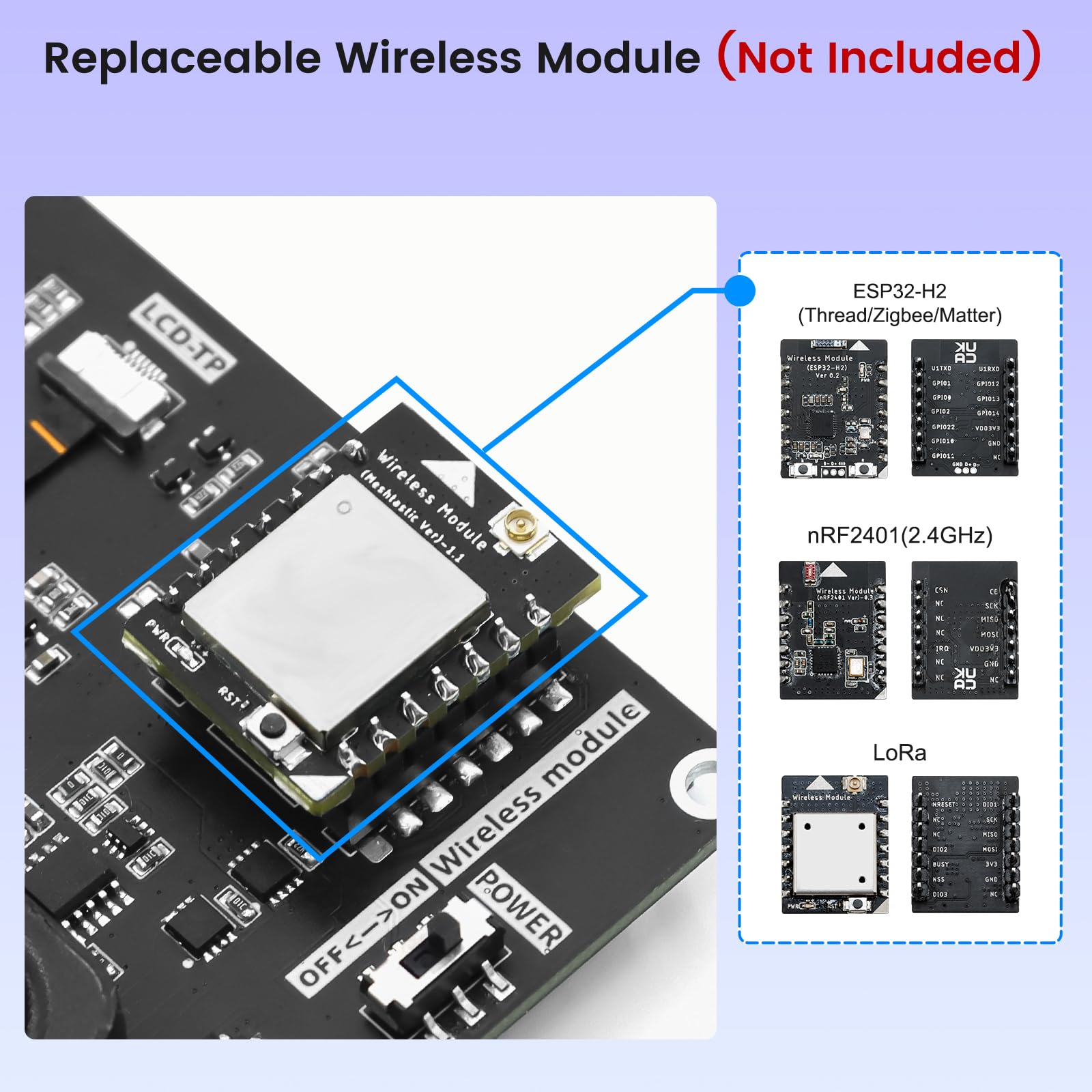 ELECROW ESP32 Display 1024x600, 7 pollici HMI ESP32 IPS Touch Screen, Supporto AI Interazione Speech, Processore Dual-Core ESP32-P4, Fino a 400MHz, Compatibile con Arduino, ESP-IDF, LVGL (senza