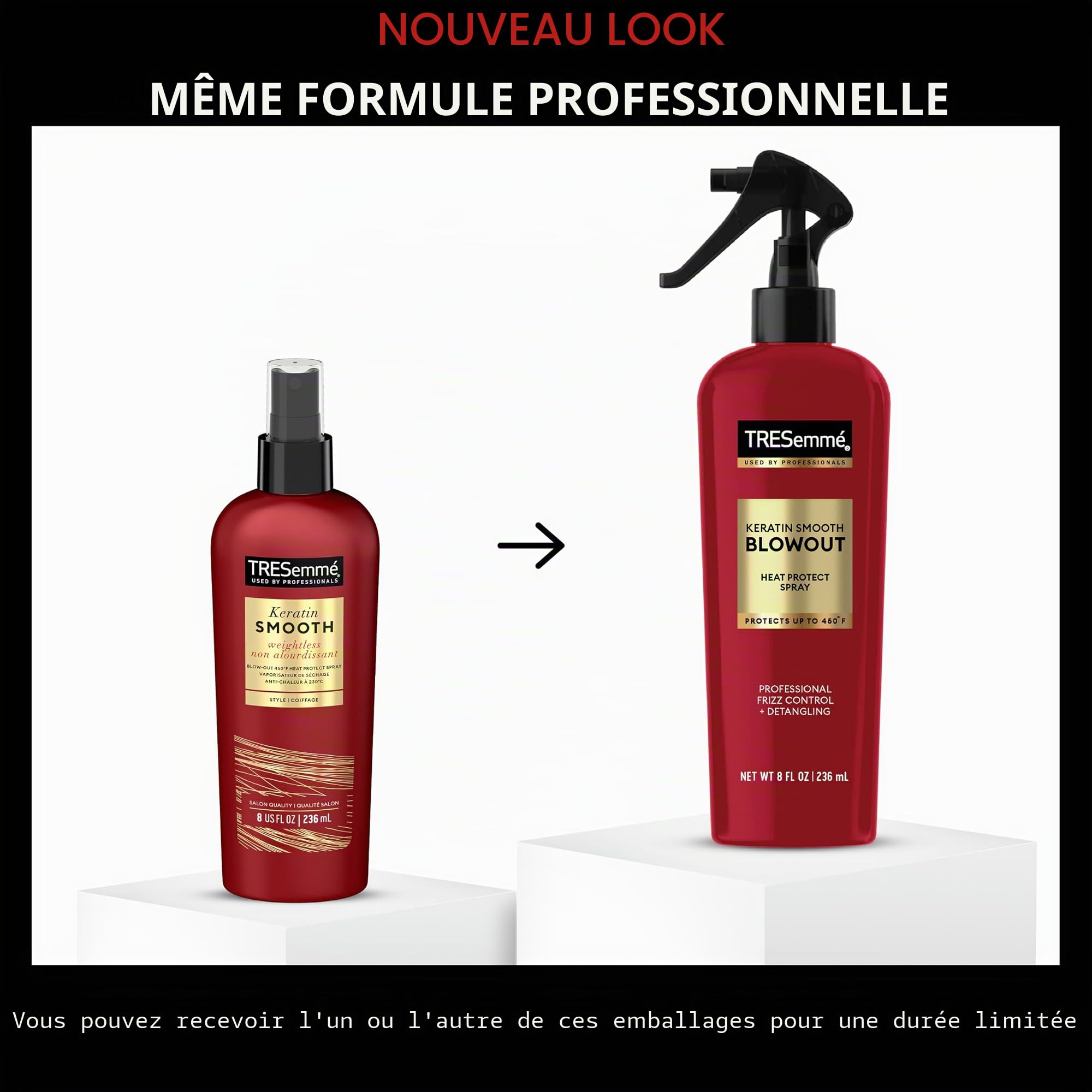 Tresemme Keratin Smooth Spray de protection contre la chaleur 235 ml