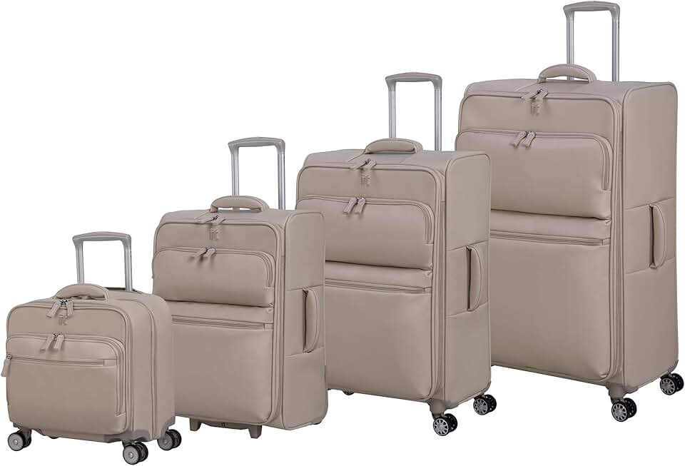 Luggage Sets Beige / Luggage Sets / Luggage Clothing, Shoes & Jewelry