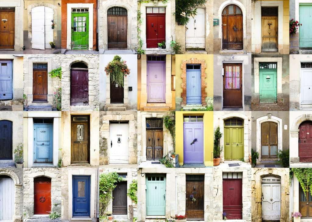 Ravensburger Puzzle 12001437 Beautiful Doors in The Provence Region of France 1000 Pieces Puzzle for Adults and Children from 14 Years