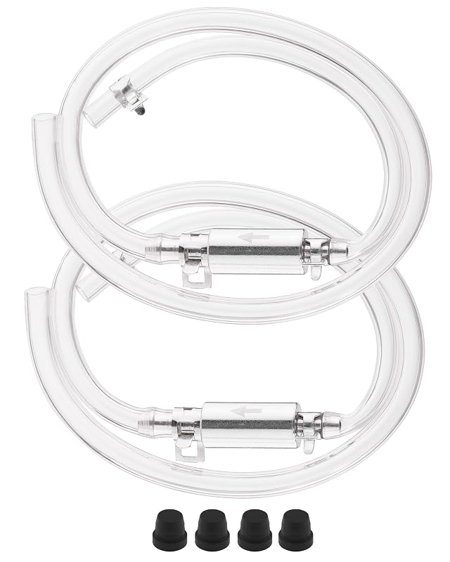 Kit com 2 ferramentas para sangria de freios FAITIO com válvula de retenção, mangueiras e tampas BFD1002A