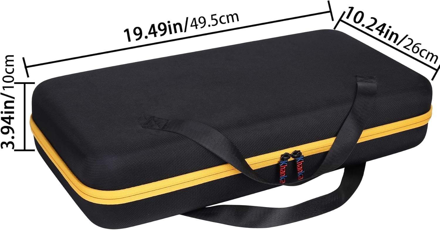 khanka Hard Case for DEWALT Grease Gun 20V MAX Cordless Electric Grease Gun(DCGG571M1/DCGG571B）,Case Only