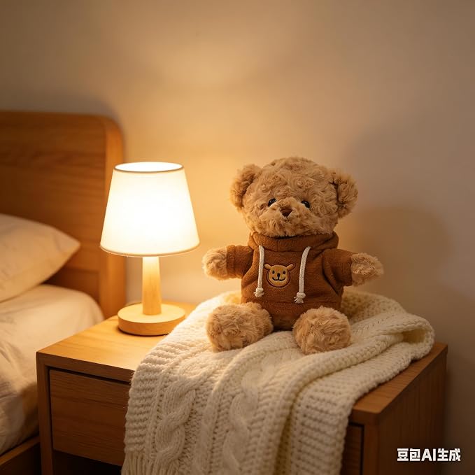 Peluche Oso de Peluche Suave 11.8 Pulgadas con Suéter Rojo miniatura 2