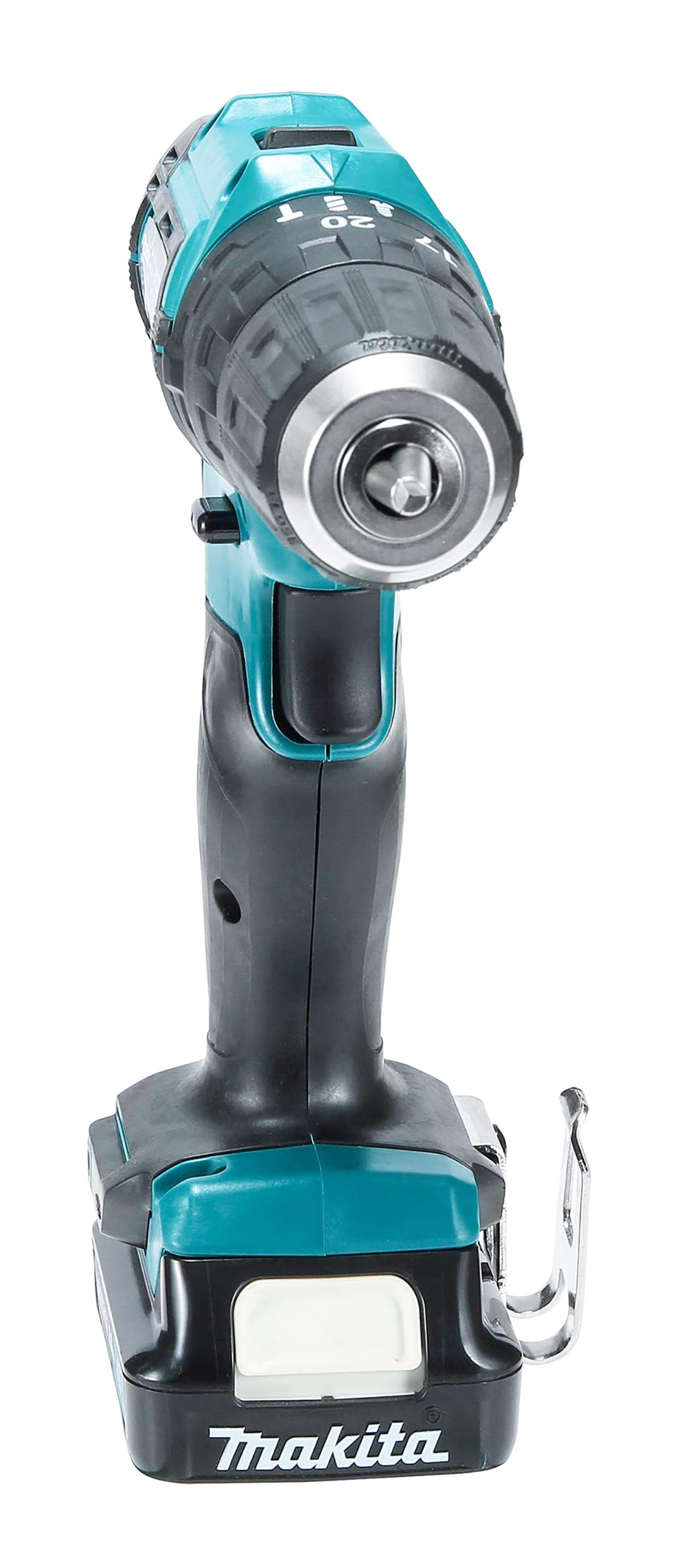 Makita HP333DSAX1 Schlagbohrschrauber 12 V Max., 2,0 Ah, 2 Akkus Plus Ladegerät in Transportkoffer, Batteriebetrieben, Blau
