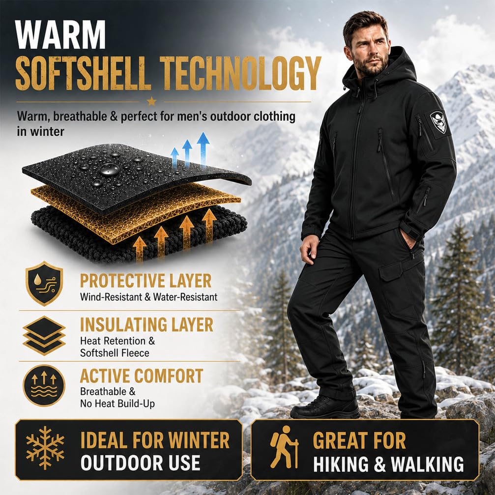 Traje Táctico Militar De Combate y Caza para Hombres, Conjunto De Entrenamiento con Chaqueta Militar, Equipamiento De Camuflaje
