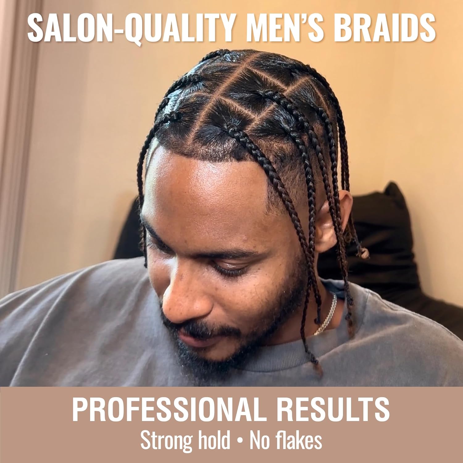 Hair Styling Gel - Extra Hold for Curly, Wavy, Slick Back, Edge Control, Braid Gel - Non Toxic, Frizz and Flake Free Hair Jam with All Natural Ingredients (3.4 Oz)