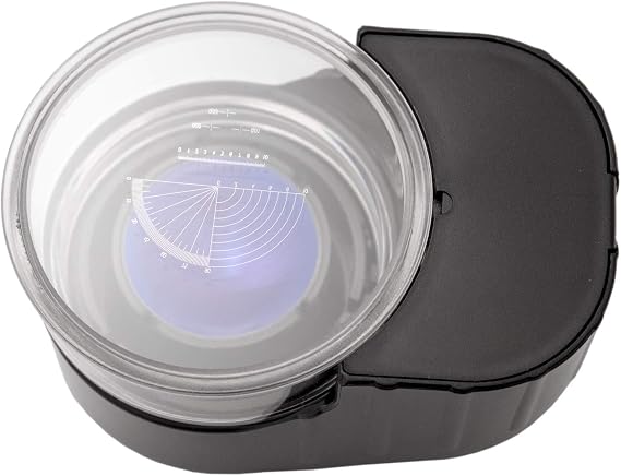 Regula 1004M Professional Magnifier with LED Light Source, 10X Adjustable Focus Magnifying Glass Loupe with Measuring Scale