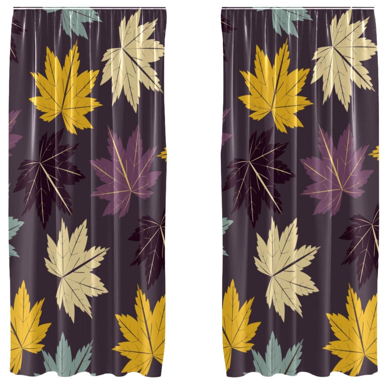Juego de cortinas estampadas de 55 x 84 pulgadas que renueva la luz de tu dormitorio con elegancia