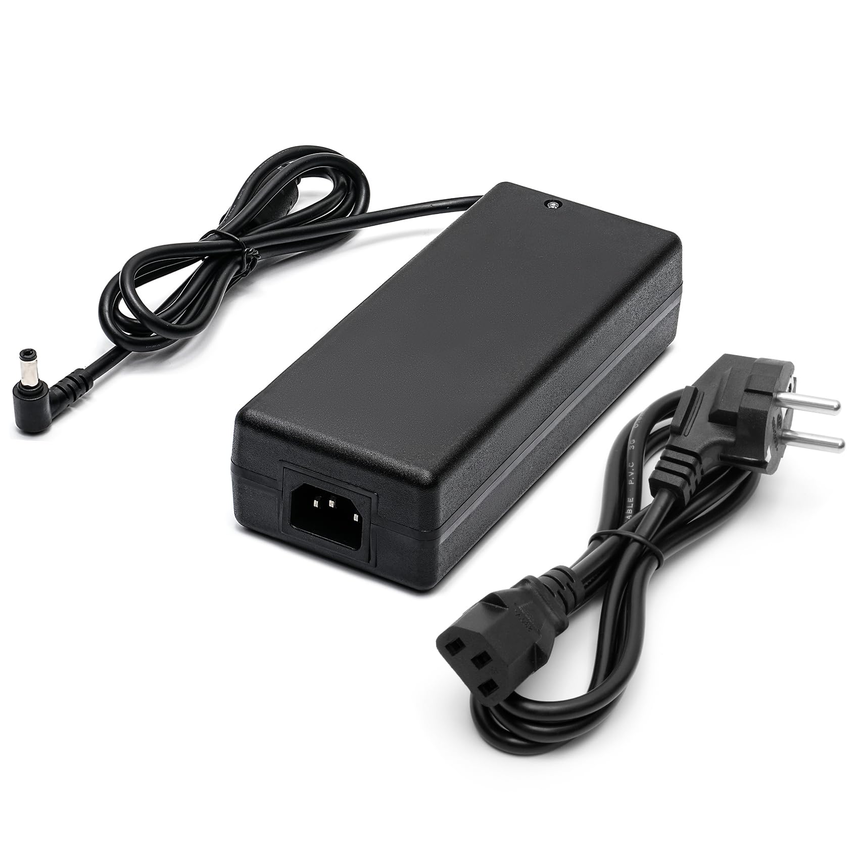 24V 8A Netzteil Adapter, Universal netzteil AC 100-240V bis DC 24 Volt 8 Amp Stromversorgung für LED Streifen,TVs DVD LCD Monitor Funkgerät Kamera,Haushaltsgerät - Euro Stecker 5,5 * 2,5/2,1mm