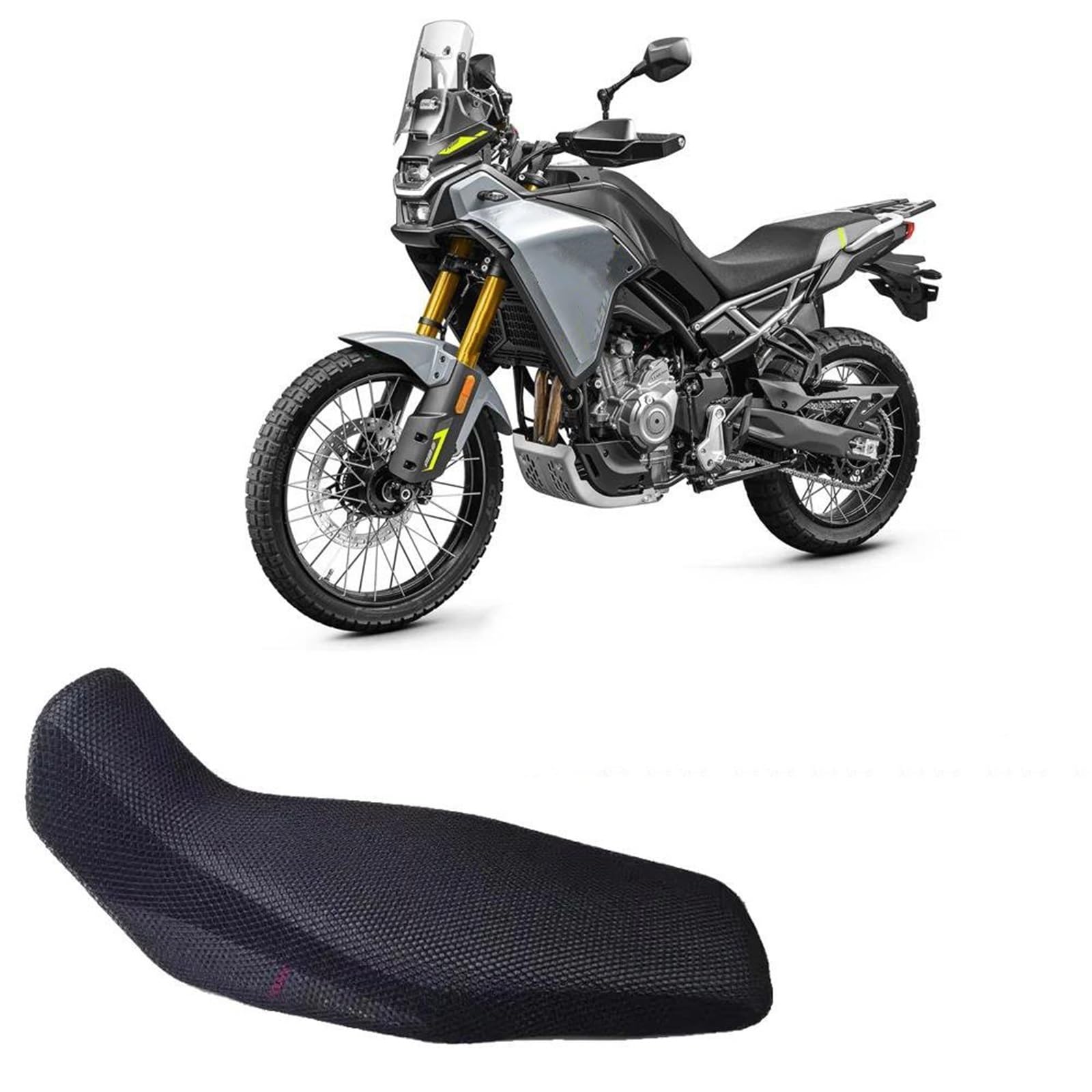 Parte a due ruote Per CFMOTO Per 450MT Coprisedile Moto Tessuto A Rete Cuscino Protezione Sedile