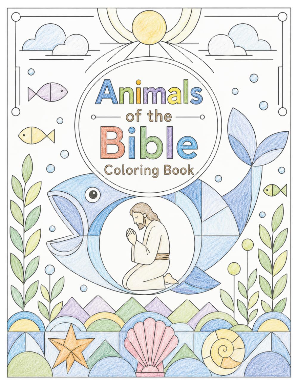 Animals of the Bible Coloring Book