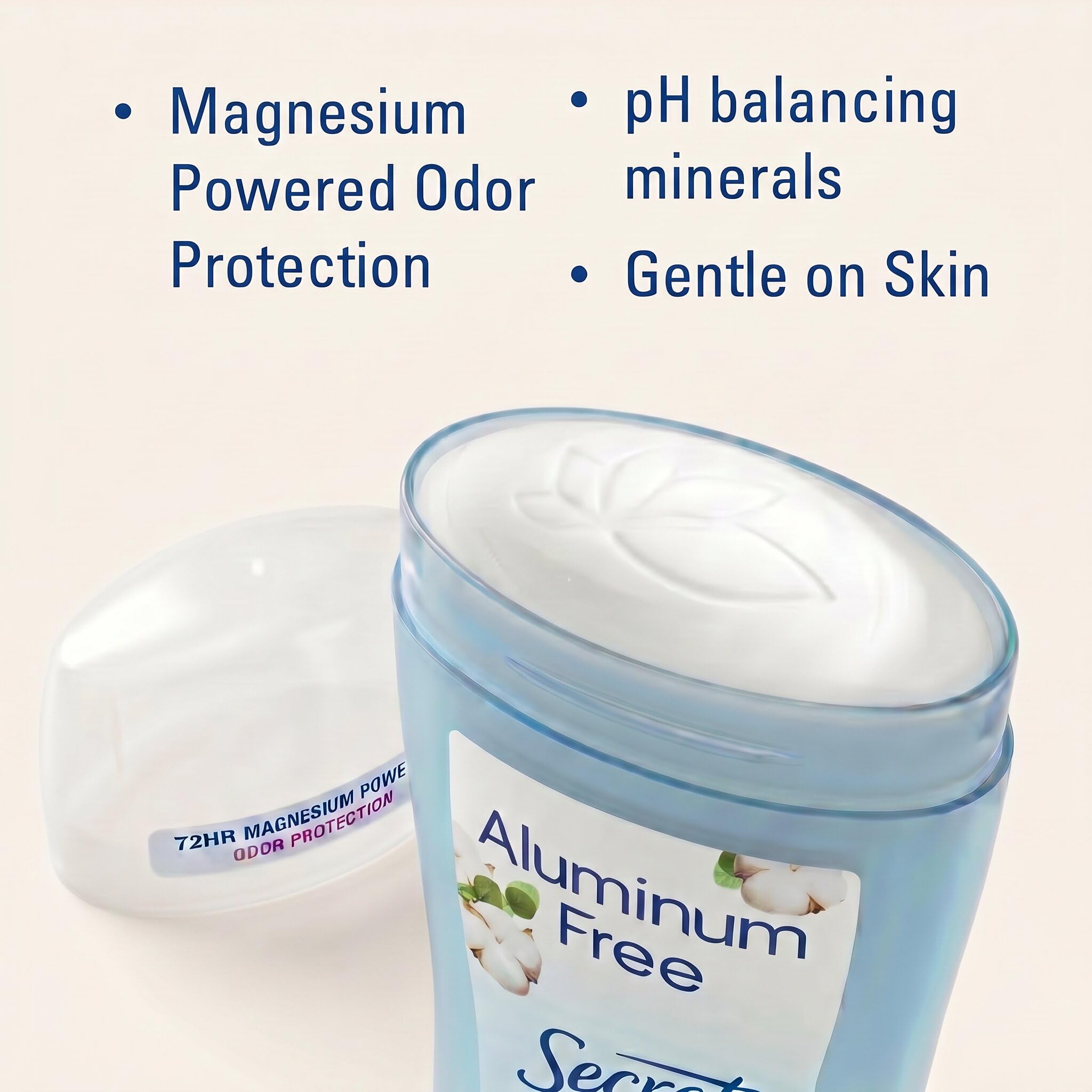 Secret Aluminum Free Cotton Koltuk Altı Deodorant Stick 68GR