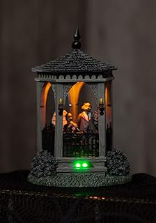 Department 56 The Addams Family Village The Gazebo at Moonlight Lighted Building