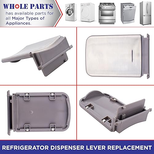 Miniatura 5 de Whole Parts Conjunto de palanca del dispensador de refrigerador DA97-11867A - Reemplazo y compatible con algunos refrigeradores Samsung - Ajuste