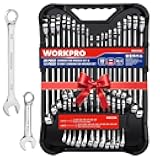 32-Piece SAE & Metric Combination Wrenches Set, 20-Piece Standard wrenches and 12-Piece Stubby Wrenches with Organizer Tray, Cr-V Steel Mirror Chrome Polished