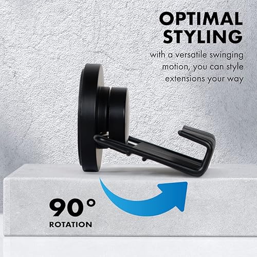 Miniatura 4 de Evercaddy by Everlong, organizador portátil que almacena estilos de lavado y asegura extensiones de cabello 100% humano, funciona para halos y