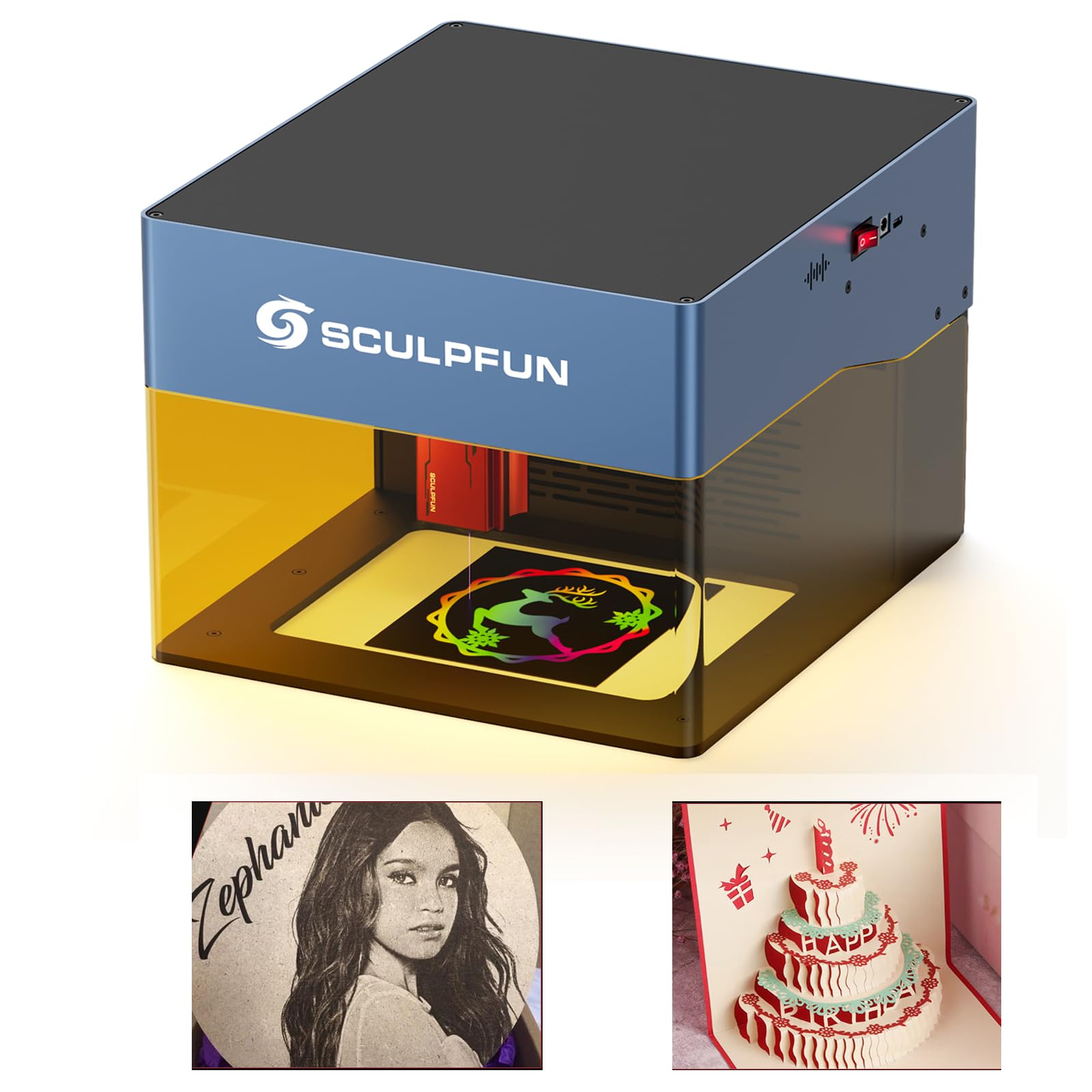 SCULPFUN S30 PRO Machine de gravure laser, graveur laser 10W, avec