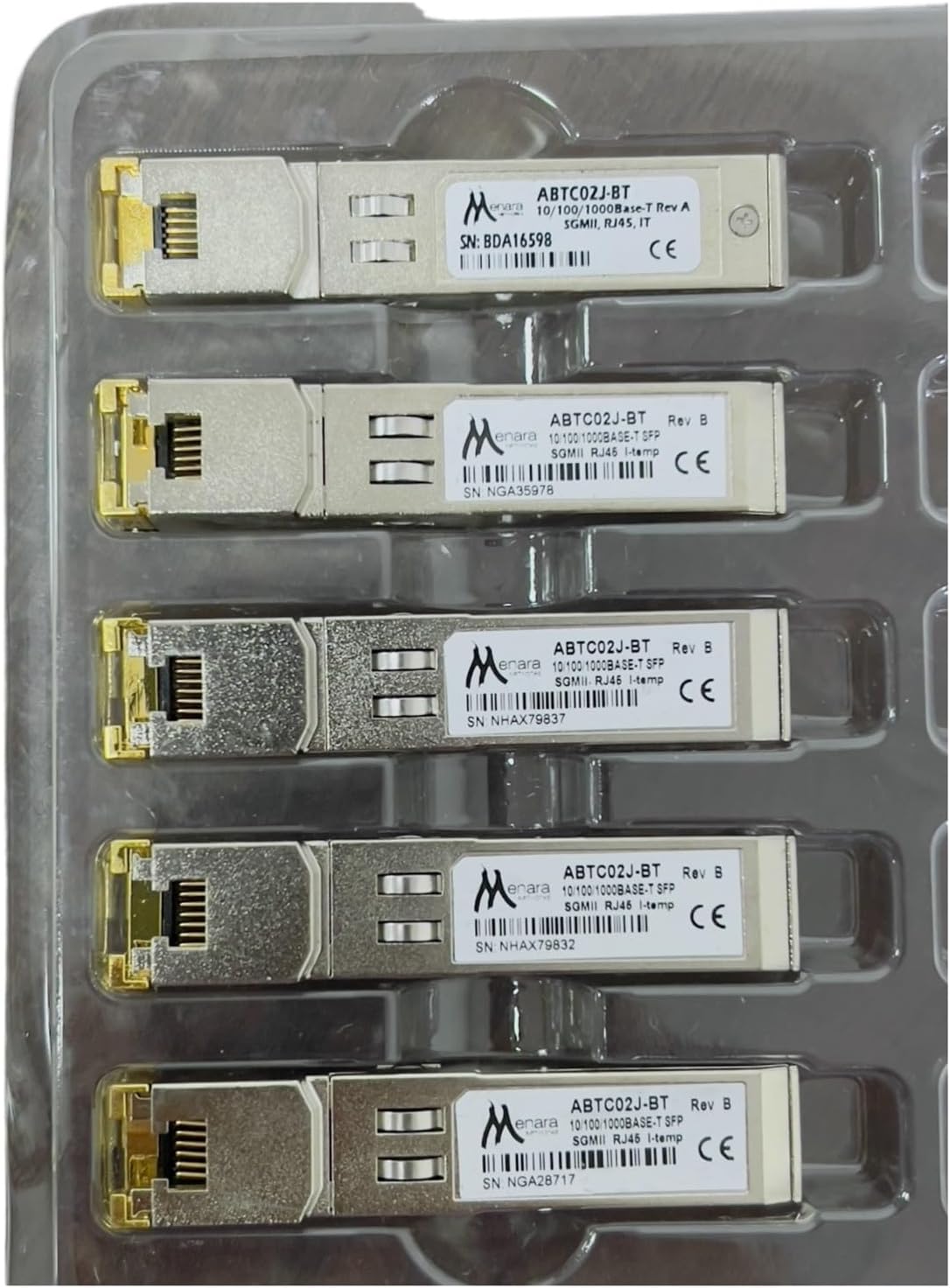 10/100/1000Base-T Gigabit SFP Electrical Port Module Fiber Optic Electrical Module SFP-1000BASE-T