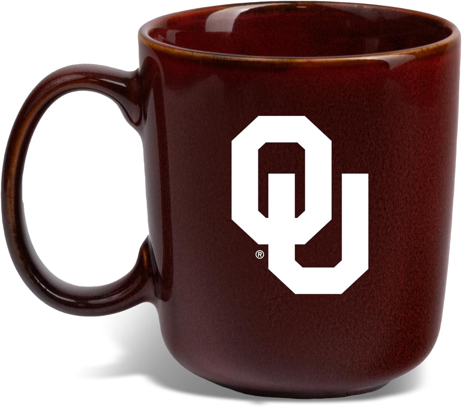 The Memory Company Officially Licensed NCAA 15oz Artisan Faded Rim Ceramic Coffee Mug - Premium Fan Drinkware with Team Logo, For Home, Office & Game Day