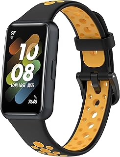 سوار ساعة رياضي بديل من السيليكون متوافق مع هواوي باند 7 هيسوس متعدد الالوان هاسيوس للجنسين