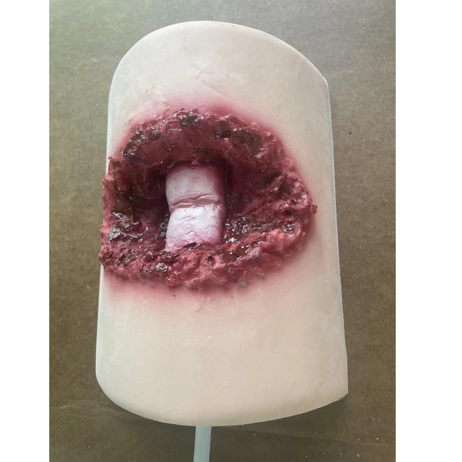 Modèle De Fracture Ouverte, Kit D'entraînement d'emballage De Plaie, Modèle De Simulateur De Lacération Réutilisable, Pratique De Suture D'entraîneur De Plaie, pour Pratiquer Les Techniques