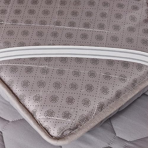 Miniatura 5 de Colchón japonés mejorado, tapete portátil de tatami para campamento, colchón plegable tamaño individualindividualQueenKing, colchón de cama de