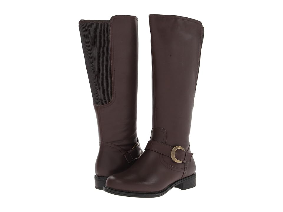 David Tate Branson - Extra Wide Shaft (Brown) Women's Boots INTERNATIONAL SHIPPING
